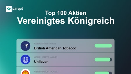 Top 100 Aktien Vereinigtes Königreich